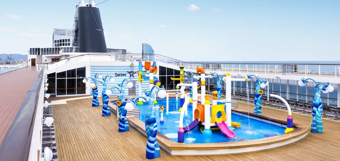 1- DOREMI SPRAY PARK <br> EL ESPACIO ACUÁTICO PARA LOS NIÑOS