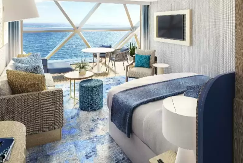 Suite con vista panorámica al mar (sin balcón)
