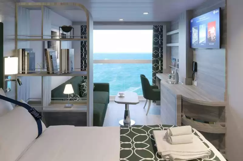 Cabina con vistas al mar garantizada